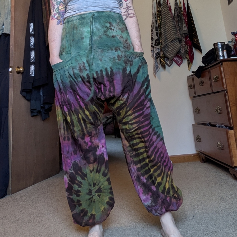 Tie-Dye Harem Pants